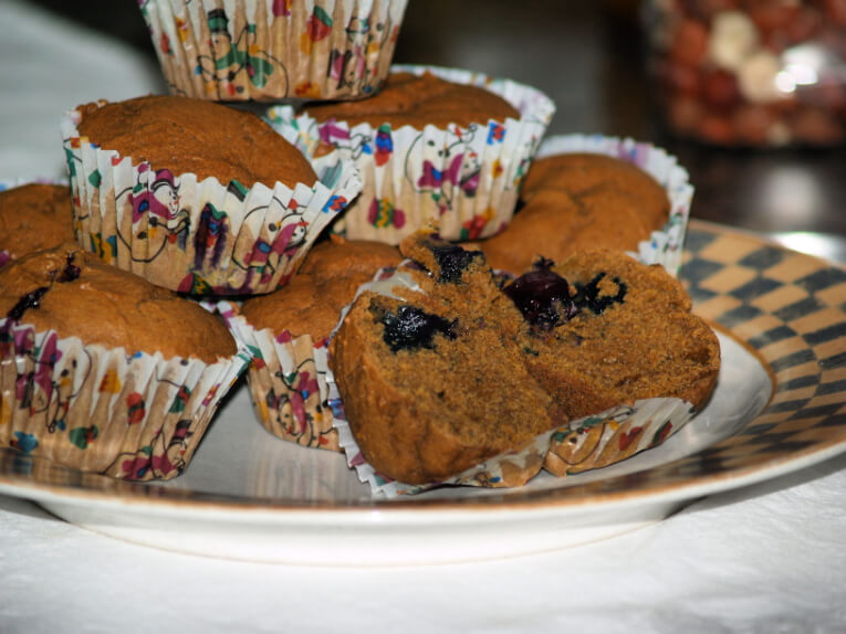 Recipe for Blueberry Muffins with Pumpkin