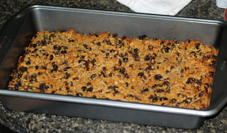 Bars with Lemon and Coconut Filling