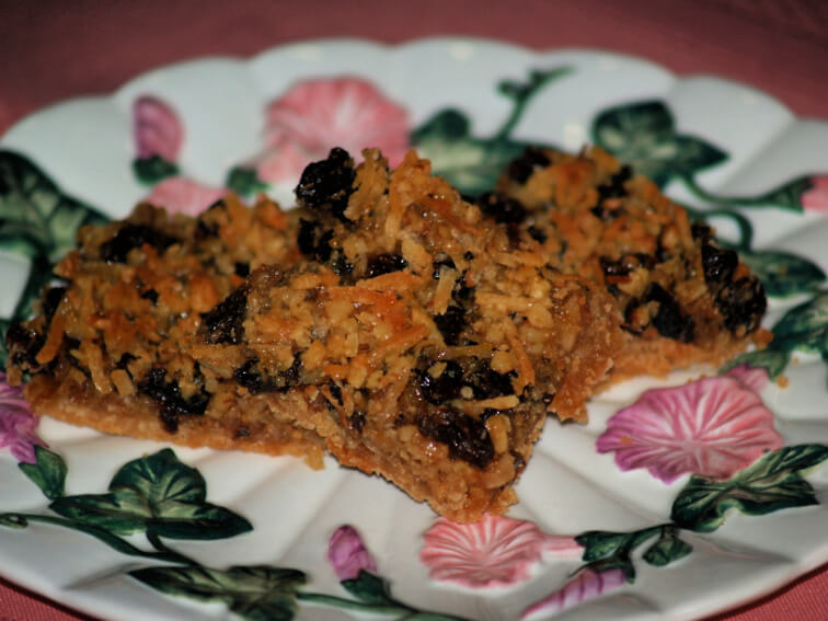 Bars with Lemon Coconut Filling