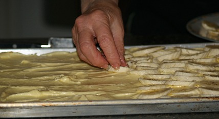 Preparing Banana Split Dessert for Crowd