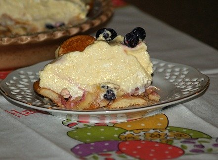 Piece of Banana Pudding Pie Recipe