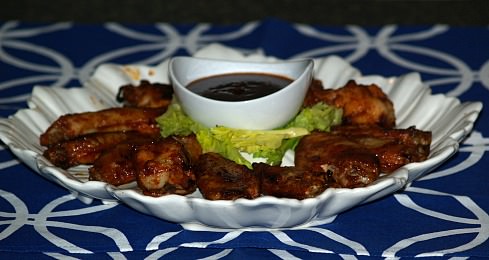 barbeque chicken wings