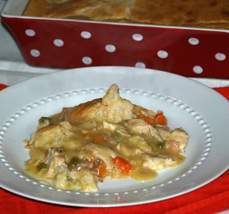 Chicken Pie Recipe Made with Biscuit Mix