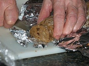 cutting date pinwheel cookies