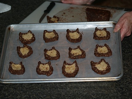 Halloween Kitty Cookies