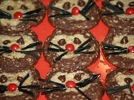 Halloween Kitty Cookies