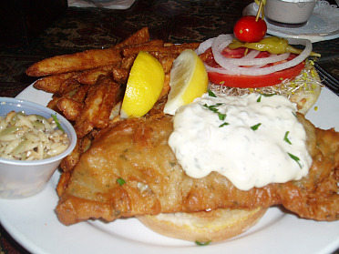 beer batter fillet of sole fish sandwich