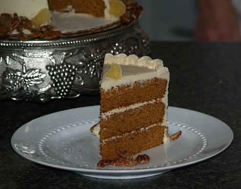 brown butter pumpkin layer cake