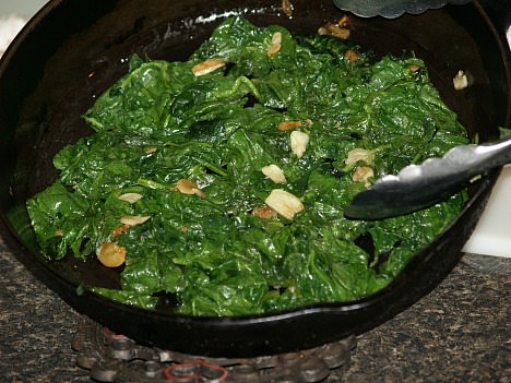 Garlic and Spinach