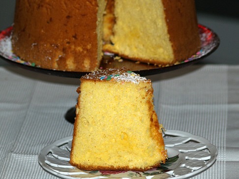 piece of sponge cake