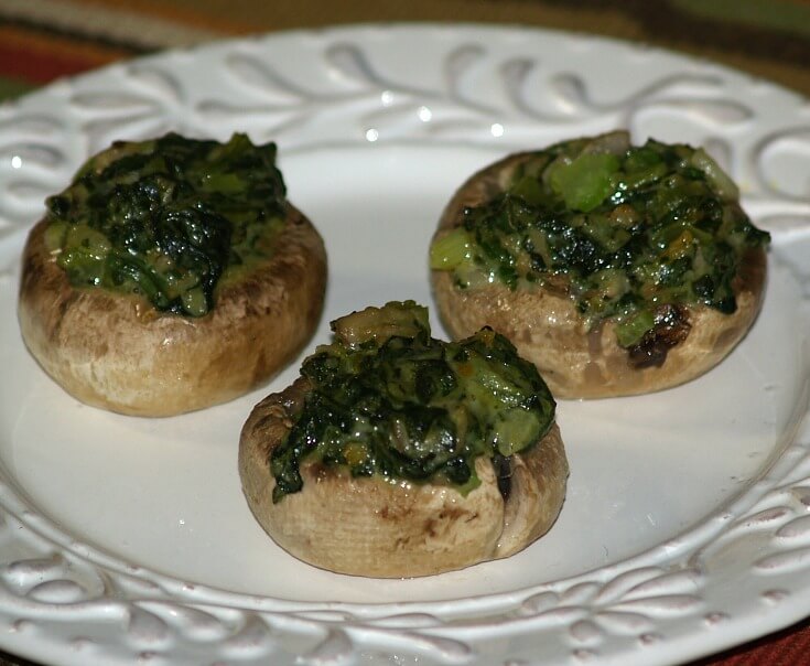 Spinach Stuffed Mushrooms