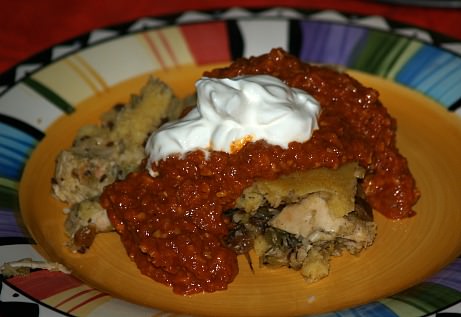 Tamale Casserole Serving